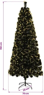 vidaXL glasvezel kerstboom 150 cm