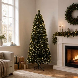 vidaXL glasvezel kerstboom 180 cm