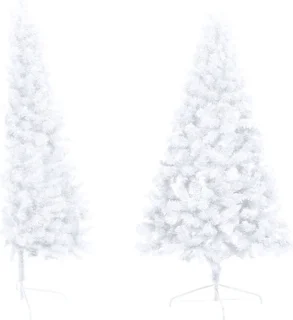 vidaXL Half kunstkerstboom 120 cm
