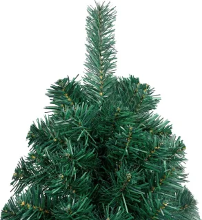 vidaXL Half kunstkerstboom 150 cm groen