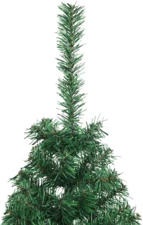 vidaXL Half kunstkerstboom 150 cm groen