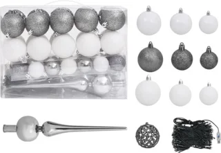 vidaXL Half kunstkerstboom 180 cm wit