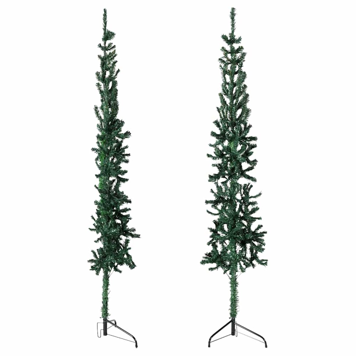 vidaXL Halve Kunstkerstboom 120 cm Groen