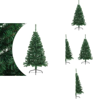 vidaXL Halve Kunstkerstboom 120 cm