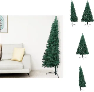 vidaXL Halve Kunstkerstboom 120 cm