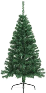 vidaXL Halve Kunstkerstboom 120 cm