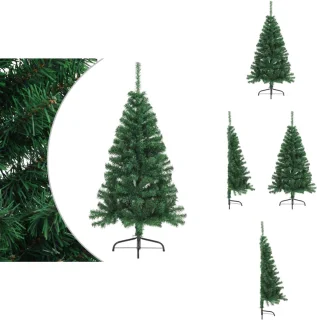 vidaXL Halve Kunstkerstboom 120 cm