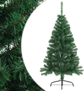 vidaXL Halve Kunstkerstboom 120 cm
