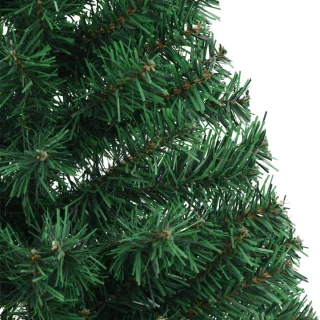 vidaXL Halve Kunstkerstboom 120 cm