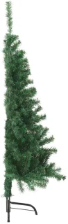 vidaXL Halve Kunstkerstboom 120 cm