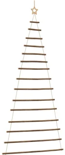 vidaXL hangende kerstboom met topster 100x210 cm