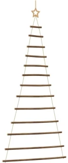 vidaXL hangende kerstboom met topster 86x180 cm velours tak