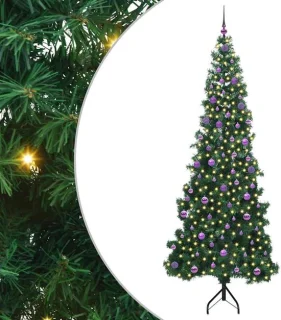 vidaXL Hoek kunstkerstboom 240 cm