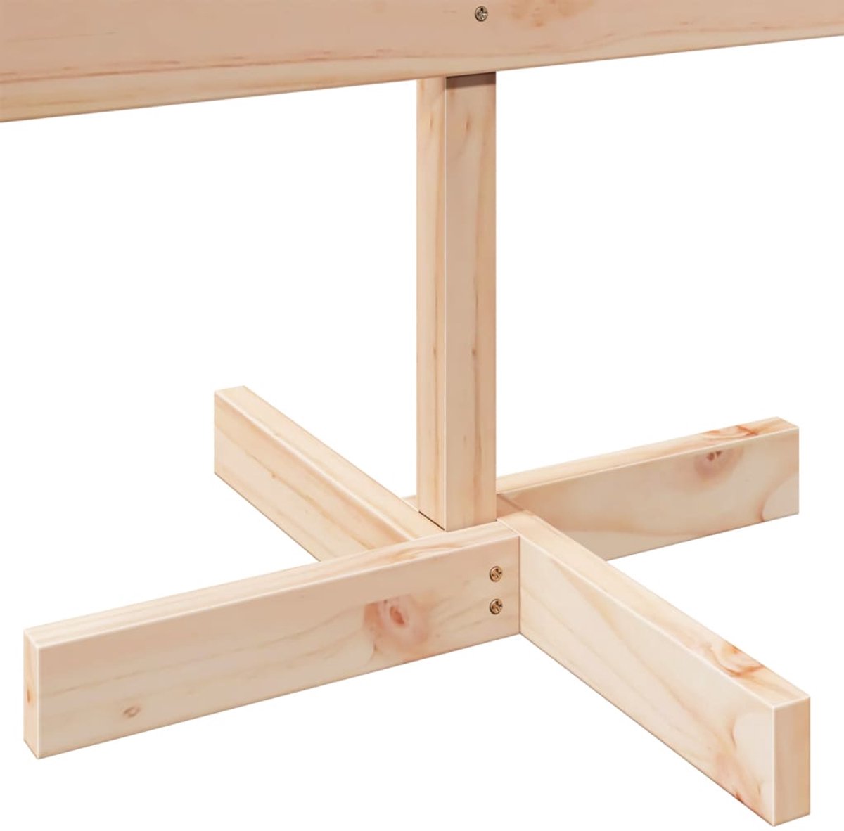 vidaXL Houten Kerstboom 110 cm Massief Hout