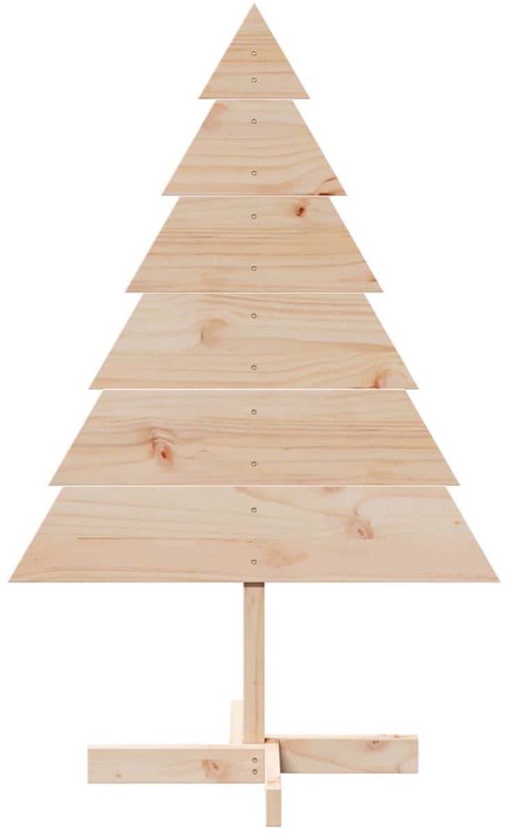 vidaXL Houten Kerstboom 110 cm Massief Hout