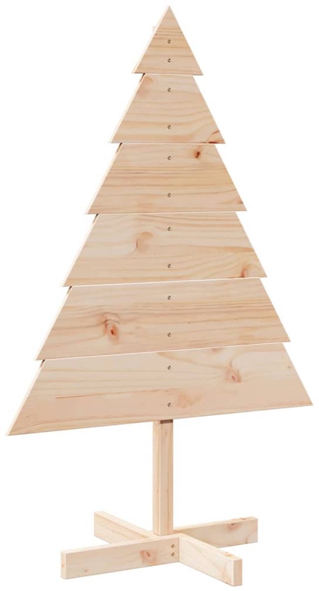 vidaXL Houten Kerstboom 110 cm Massief Hout
