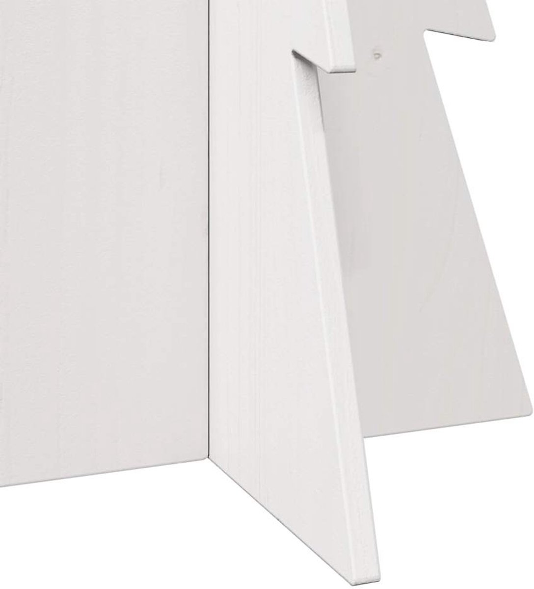 vidaXL Houten Kerstboom 112 cm Wit