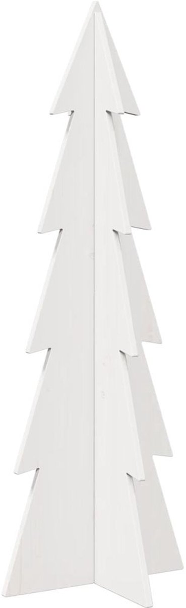 vidaXL Houten Kerstboom 112 cm Wit