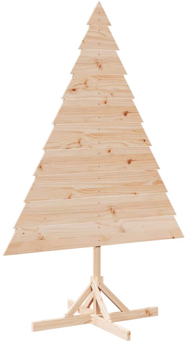 vidaXL Houten kerstboom 180 cm massief hout