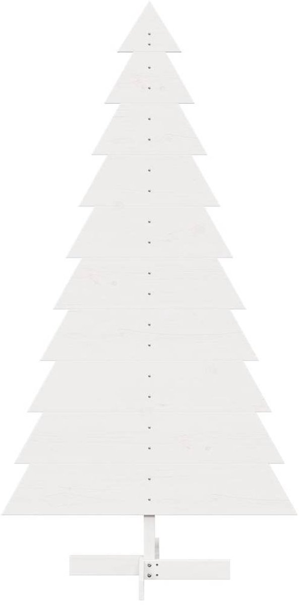 vidaXL Houten kerstboom 180 cm wit grenenhout
