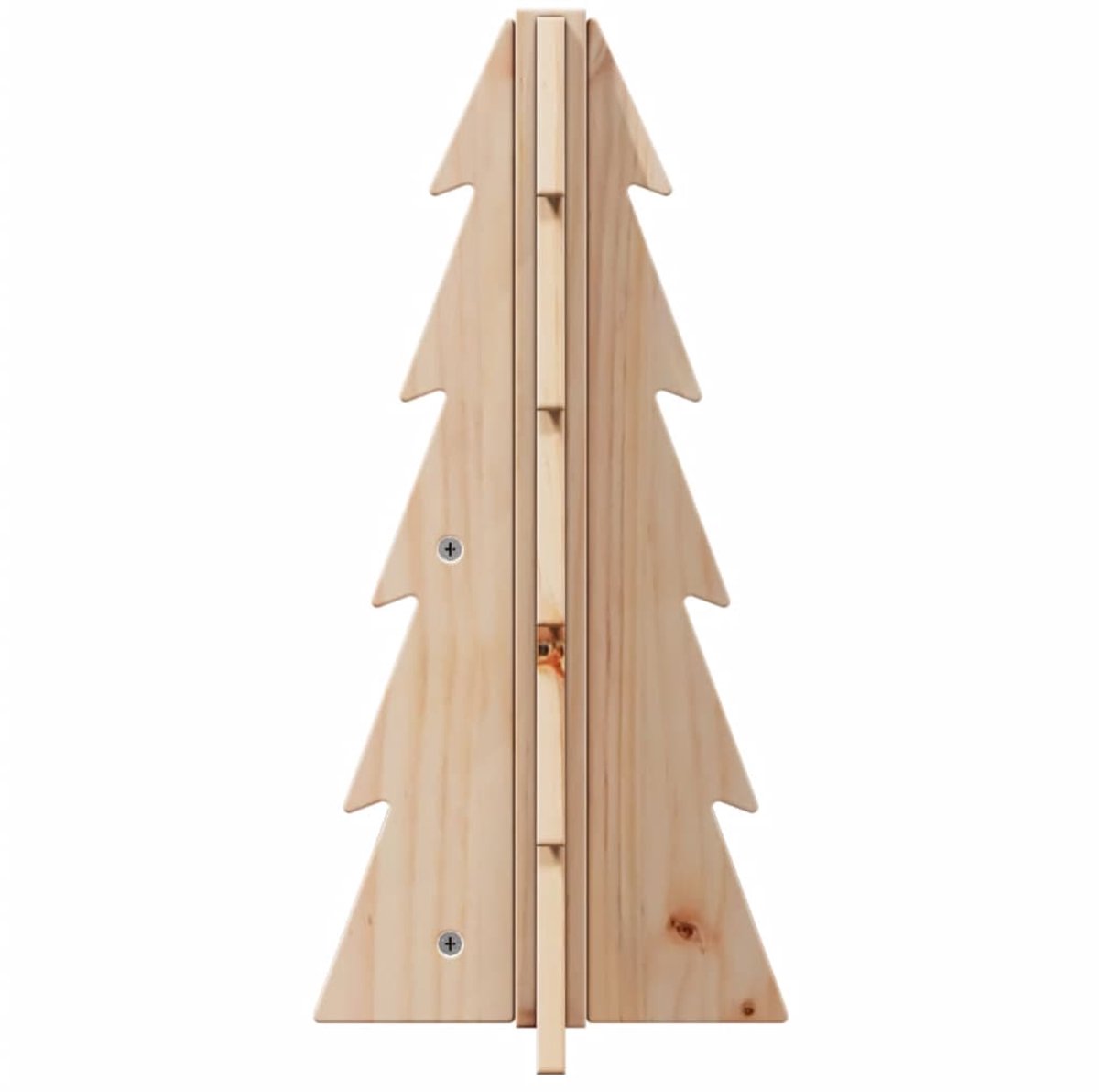vidaXL Houten Kerstboom 49 cm massief grenenhout