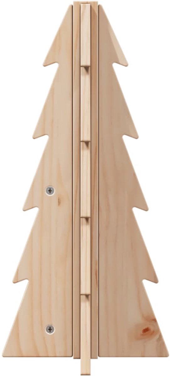 vidaXL Houten Kerstboom 49 cm massief grenenhout