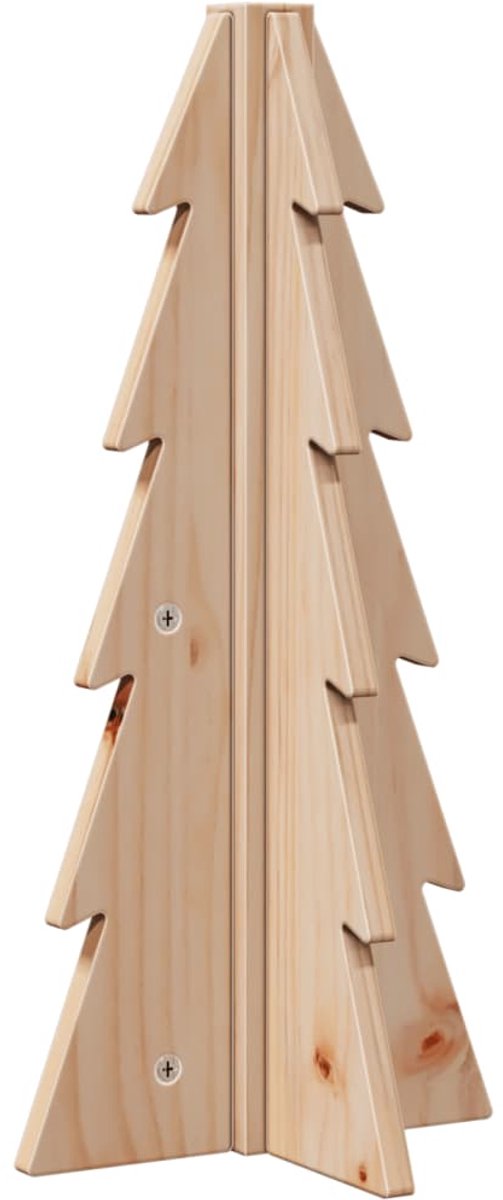 vidaXL Houten Kerstboom 49 cm massief grenenhout