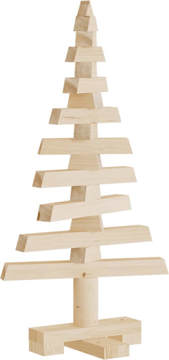 vidaXL Houten kerstboom 60 cm grenenhout