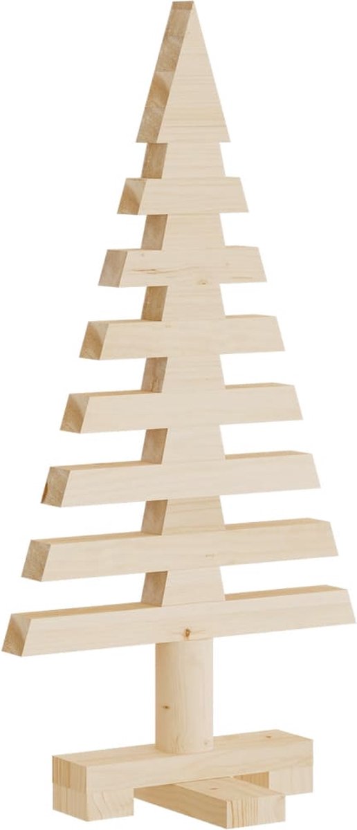 vidaXL Houten kerstboom 60 cm grenenhout