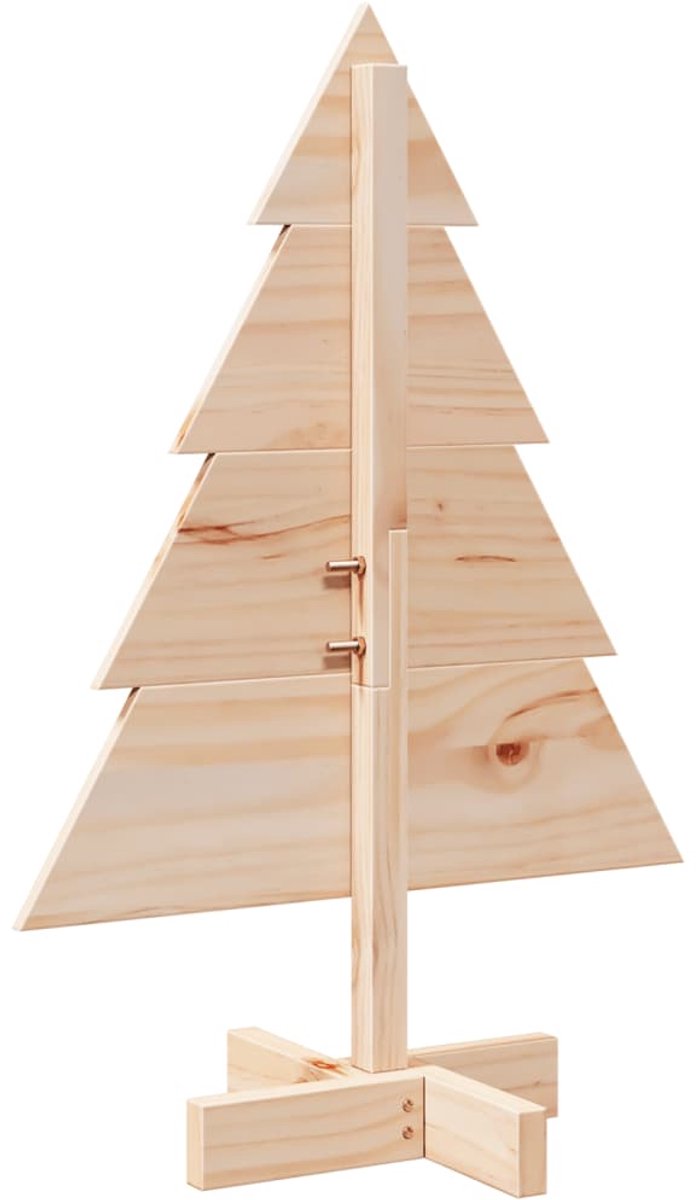 vidaXL Houten Kerstboom 70 cm massief hout