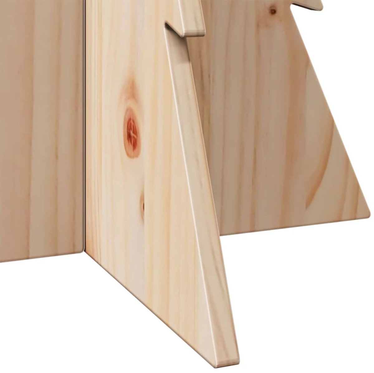 vidaXL Houten Kerstboom 80 cm massief grenenhout