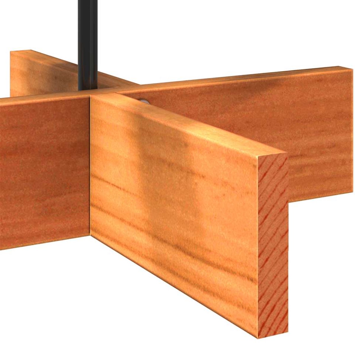 vidaXL Houten Kerstboom 80 cm Wasbruin
