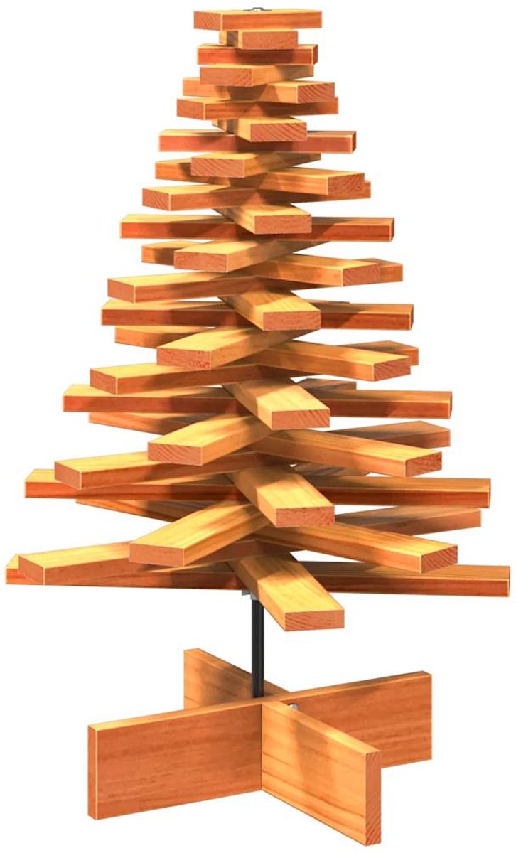 vidaXL Houten Kerstboom 80 cm Wasbruin