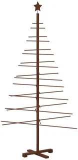 vidaXL houten kerstboom KOTKA van bamboe en massief grenenhout