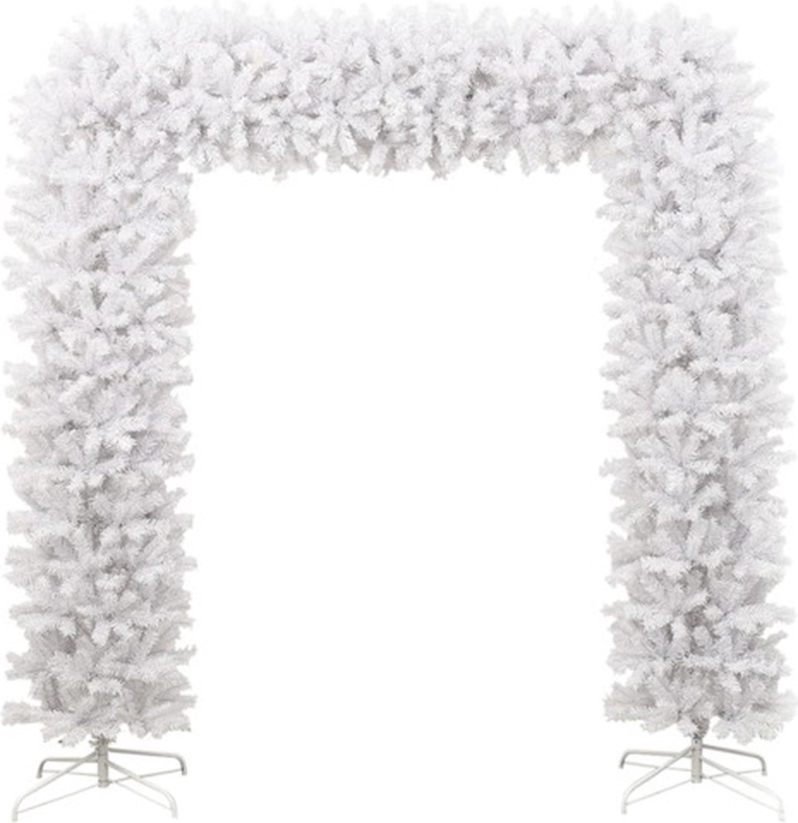 vidaXL Kerstboog 240 cm wit