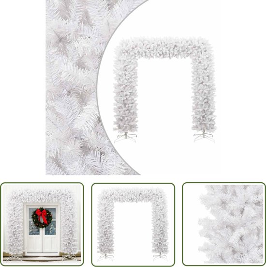 vidaXL Kerstboog 240 cm wit