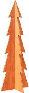 vidaXL Kerstboom 112 cm massief grenenhout wasbruin