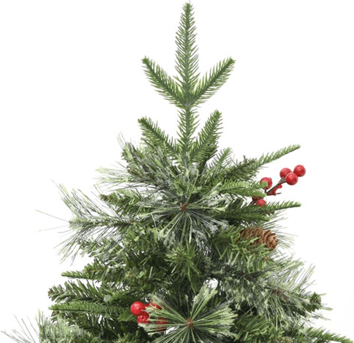 vidaXL Kerstboom 120 cm PVC PE groen LED