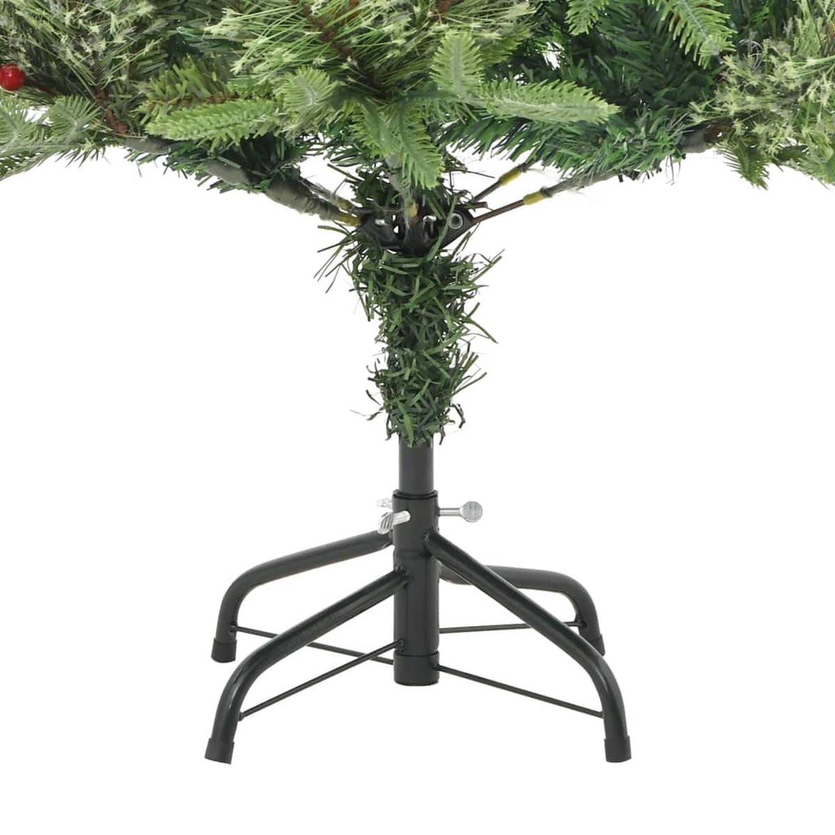 vidaXL Kerstboom 120 cm PVC/PE met LED