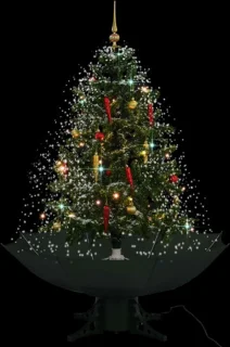 vidaXL Kerstboom 140 cm Groen Paraplubasis