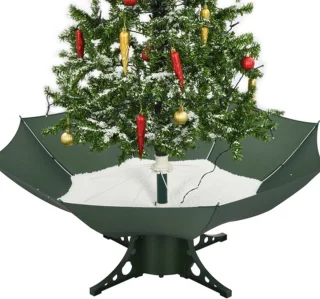 vidaXL Kerstboom 140 cm Groen Paraplubasis