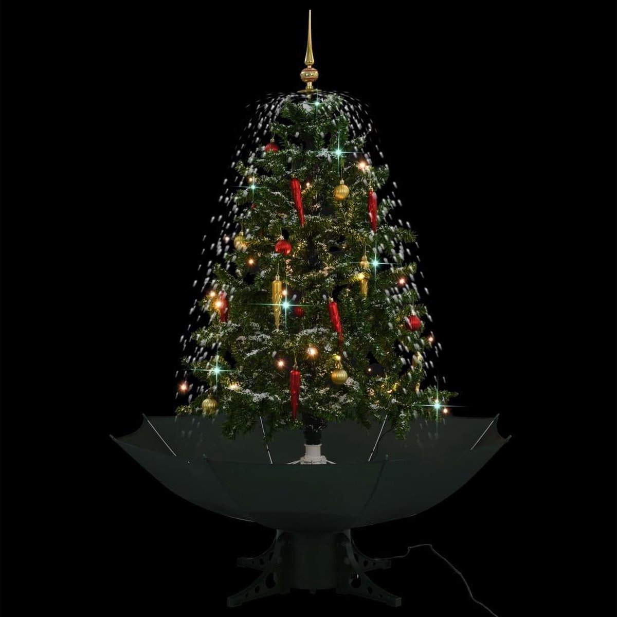 vidaXL Kerstboom 140 cm Groen Paraplubasis