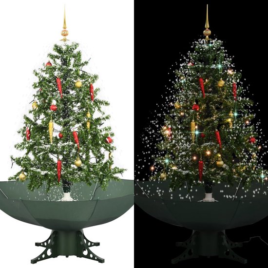 vidaXL Kerstboom 140 cm Groen Paraplubasis