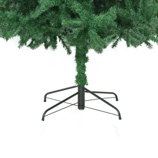 vidaXL Kerstboom 140 cm wit met paraplubasis