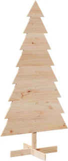 vidaXL Kerstboom 150 cm massief grenenhout