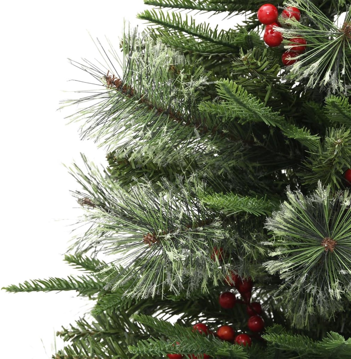 vidaXL Kerstboom 150 cm PVC en PE groen LED
