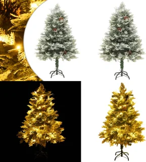 vidaXL Kerstboom 150 cm PVC PE groen