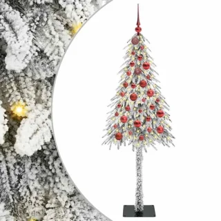 vidaXL kerstboom 150 cm wit PE en staal