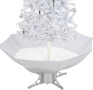 vidaXL Kerstboom 170 cm wit met paraplubasis