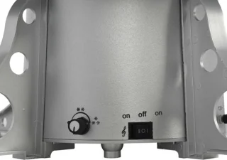 vidaXL Kerstboom 170 cm wit met paraplubasis